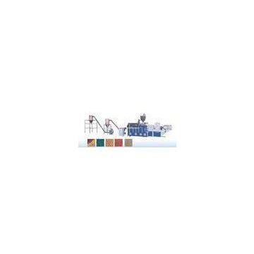 WPC Conical Twin Screw Plastic Pelletizer Machine For Granules Making