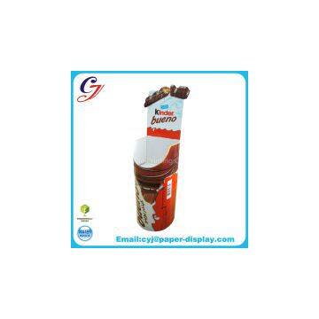 Kinder snack cardboard dump bin display