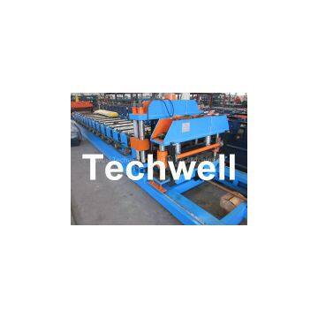 Minimalist Metal Roof Tile Roll Forming Machine With 18 Forming Stations