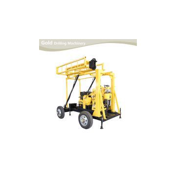 Hydraulic Trailer-Mounted Water Well Drilling Rig