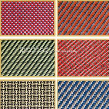 Carbon aramid fiber hybrid fabric