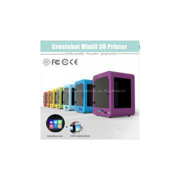 Small and Exquisite Createbot Mini 3D Printer With Touchscreen and DUAL Nozzle Touch screen no heatbed 1 ABS/PLA Filament for free