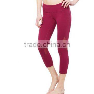 Wholesale Nylon Spandex Yoga Pants Women Capri Sport Leggings Fitness