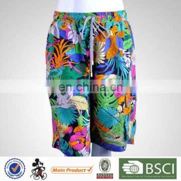 Top Quality Plus Size Pattern Printed Breathable Men Formal Beachwear