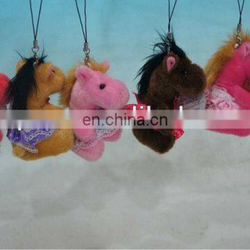 WMR316 plush horse pendant