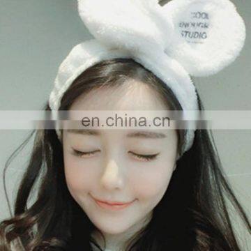 Lovely Ladys Fashionable Comfortable Custom Logo Hairbands For Washing a Face