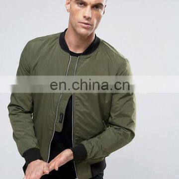 2017 Wholesale New Design Bomber Jacket With Koi Carp Back Embroidery photo-4