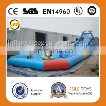 2014 feile inflatable slide for pool