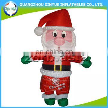 Professional factory design inflatable christmas decoration, inflatable santa claus