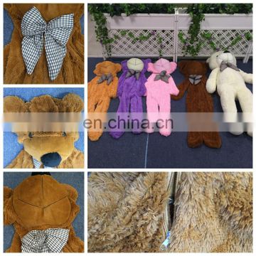 different color plush toys teddy bear unstuffed animal skin