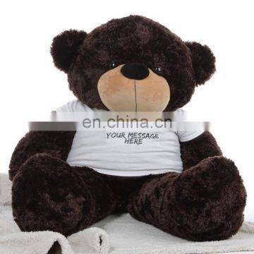 HI CE standard colourful stuffed teddy bear with t shirts Factory wholesale CE/EN71/ASTM/EU giant teddy bear 120cm/ teddy bear 2