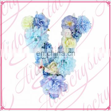 Aidocrystal Nursery Bridal Floral Letter Monogram Photo prop Blush Letters