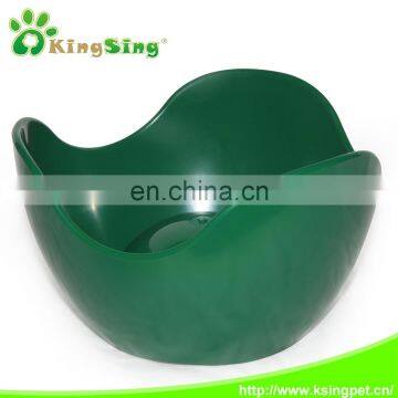 Friendly Envirenment Plastic ,EVA+ABS Double Pet Bowl(with Silica Gel Anti-skidding Placemat),3pcs/set, Dog Feeders Factory photo-5