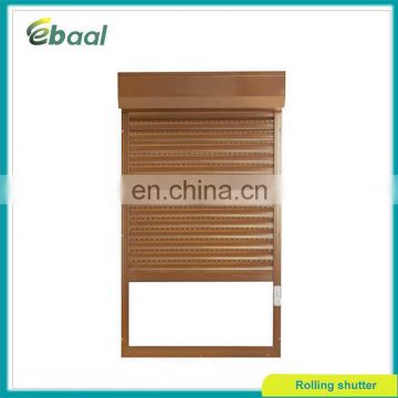 Soundproof roller shutter with electric operation