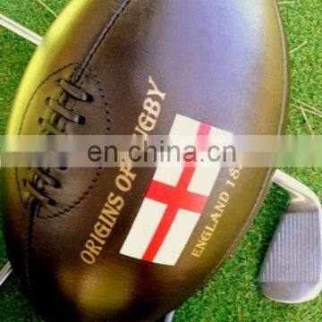 Leather Rugby Ball Autograph