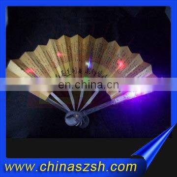 promotional item led hand held fan