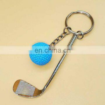 Newest Popular Sports Goods Keychain Candy Color Golf Ball Keychain photo-3