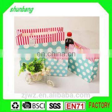 2015 Flat Bottom Printed Handmade Jewelry Paper Gift Bag for Promotion photo-2