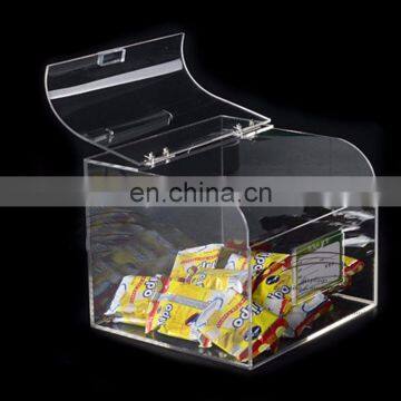 Custom High Strength Acrylic Layered Candy Stores Display Box/Candy Storage