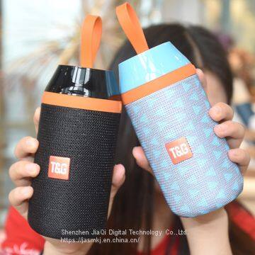 Factory Wholesale TG104 Bluetooth Speaker Hot Style New Portable Portable High - Power Double - Horn Fabric photo-5