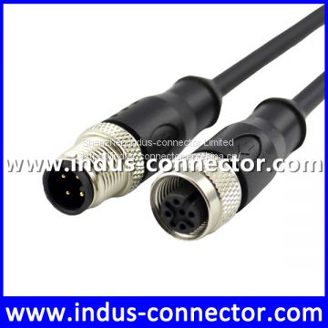 Male and female shielded unshielded molded cable connector