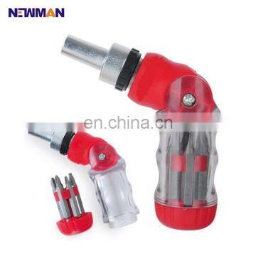 12 in 1 Hex phillips flat head screw driver bits with ABS ratchet screwdriver bit holder