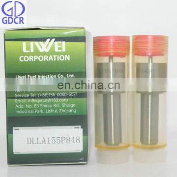 Liwei injector nozzle DLLA155P848 for 23670-E0050 095000-6350 J05E engine 200 230 250 260-8