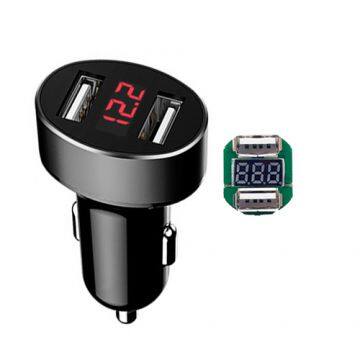Tiensun PCBА двупортный автомобильный зарядный прибор с дисплеем