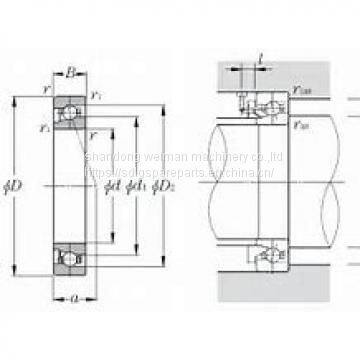 Eco-friendly air-oil lubricated angular contact ball bearings