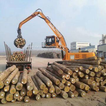 china 26 ton 1.0cbm Hydraulic Tyre Grapple Excavator Grab wood machine