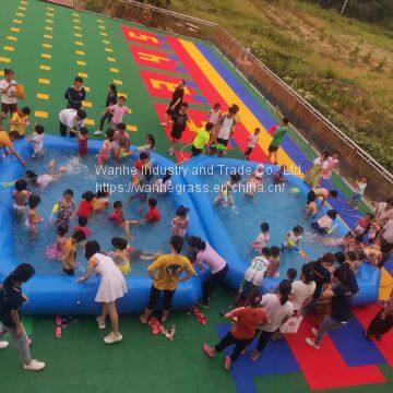 Easy Assembled PP Sports Floor Interlocking Floor for Outdoor Basketball Court