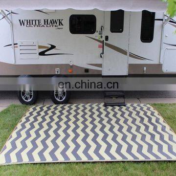 Indoor Outdoor Patio Mat RV 9'x12' Reversible Camping Picnic Carpet Deck Rug photo-3