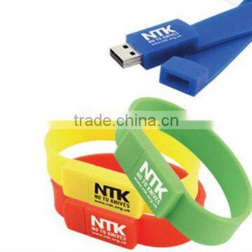 silicone wrist bracelet flash memory