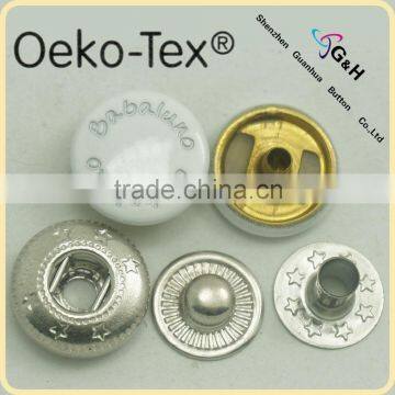 metal snap buttons for garment