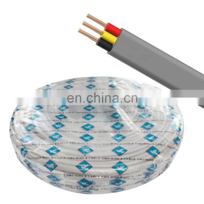 Direct manufacturers electric cable rubber flat price of electrical cable three phase