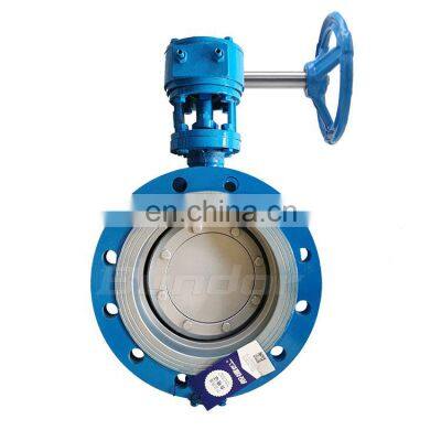 Bundor PN16 WCB Double Eccentric Butterfly Valve for water