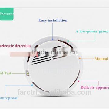 Wireless Smoke Detector Cigarette Fire Alarm Sensor Security Fire Detection System for Office Building / School / Shop photo-3