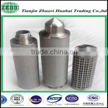 high temperature resistant and high press stainless steel mesh Fine Chemicals Sintered filter cartridge