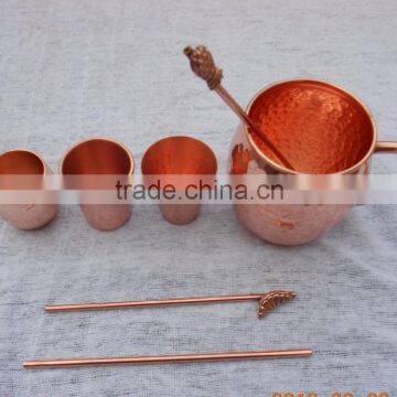 100% Food Safe Copper Drinking Straws, Copper Drinking Pipe photo-6