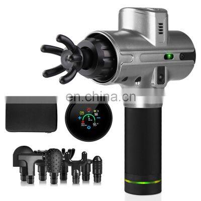 Portable Athlete Body Muscle Massager Professional Deep Tissue Massage Gun with 6 Massage Head 20 Speed High-Intensity Vibration