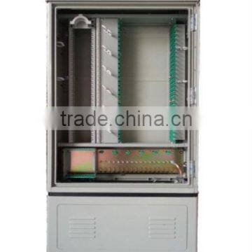fiber optic inside wall-mounted cabinet
