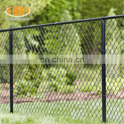 Decorative 6ft black domestic cyclone wire chain link fence price