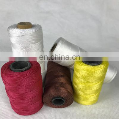 210D/6-36ply white braided nylon twine