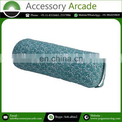 Latest Designed High Quality 100% Cotton Made Yoga Bolster At Wholesale Price With Custom Logo Accepted photo-2