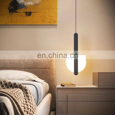 Nordic Metal Chandelier Simple Leaf Shape LED Pendant Light Round Hanging Lightings photo-5