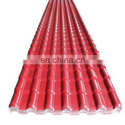 Thermal insulation synthetic resin plastic windproof roof tile for external use of workshop building