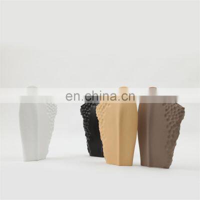 minimalist solid color matte living room decor ceramic vase