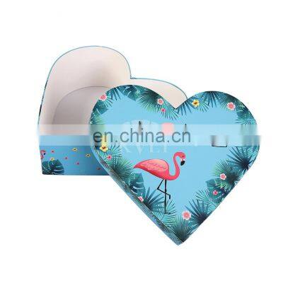 Wholesale Mothers Day Valentine Portable Flower Bouquet Small Heart Shape Flower Gift Box
