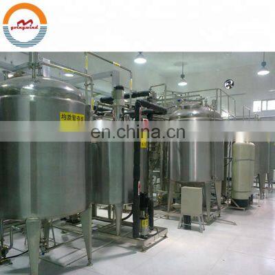 Automatic yogurt processing line auto fermented milk plant yoghurt drink making machines factory equipment cheap price for sale