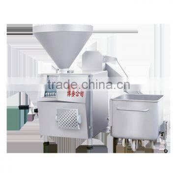 Sausage processing line or sausage production line